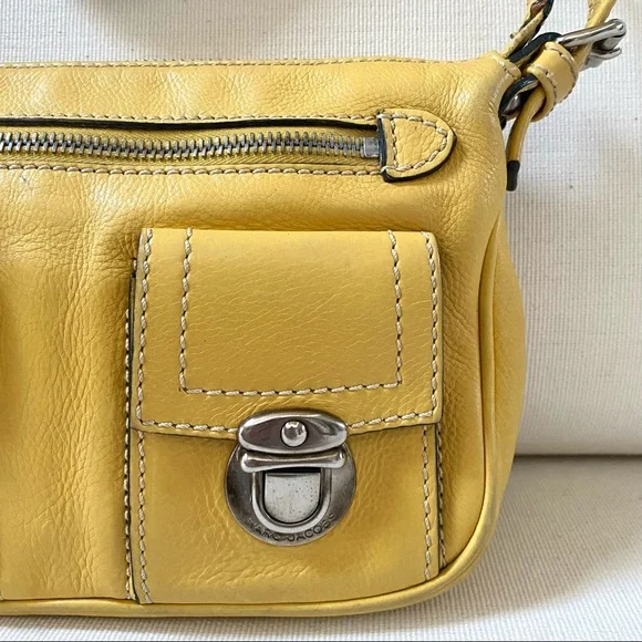 MARC JACOBS YELLOW LEATHER BAG - Picture 4 of 17